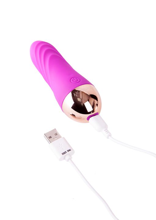 Moregasm+ Bullet Ridged Silicone Clitoral Vibrator image number 4.0