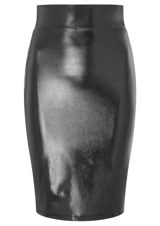 Zuri PU Short Pencil Skirt image number 3.0