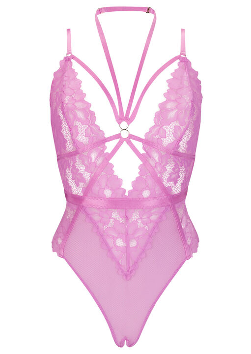 Confession Lace Crotchless Lingerie Body image number 5.0