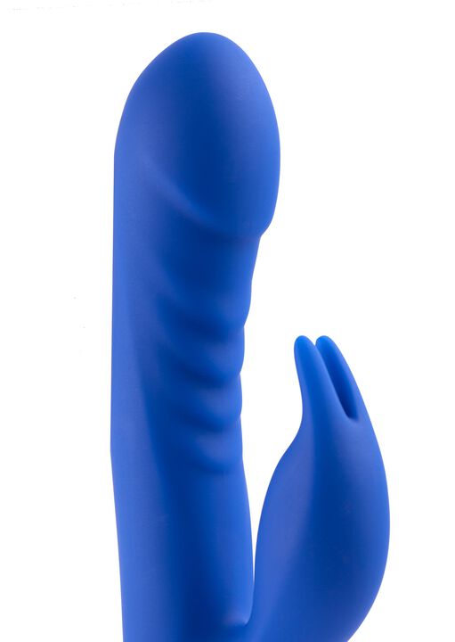 Swivelling Rippled Silicone Rabbit image number 3.0