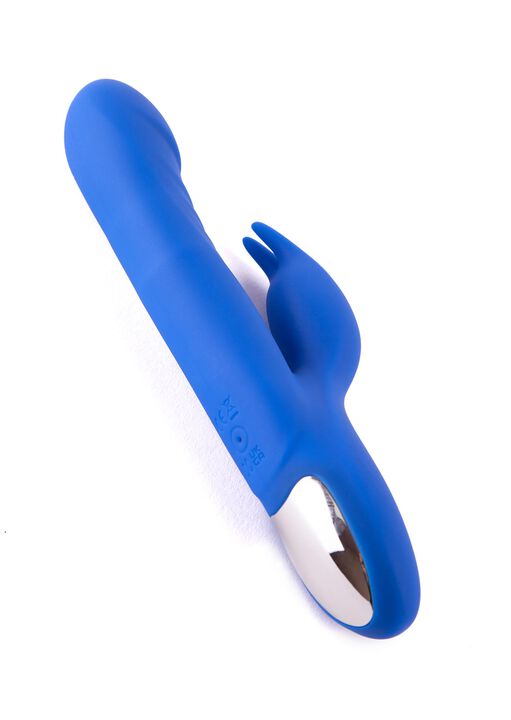 Swivelling Rippled Silicone Rabbit image number 1.0