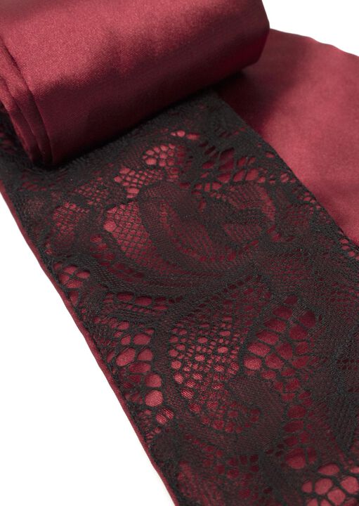 Satin & Lace Blindfold image number 2.0