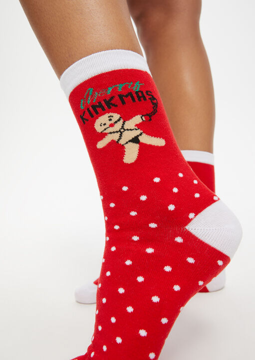 Merry Kinkmas Womens Socks image number 1.0