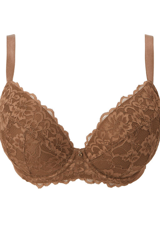 Sexy Lace Padded Plunge Bra image number 5.0
