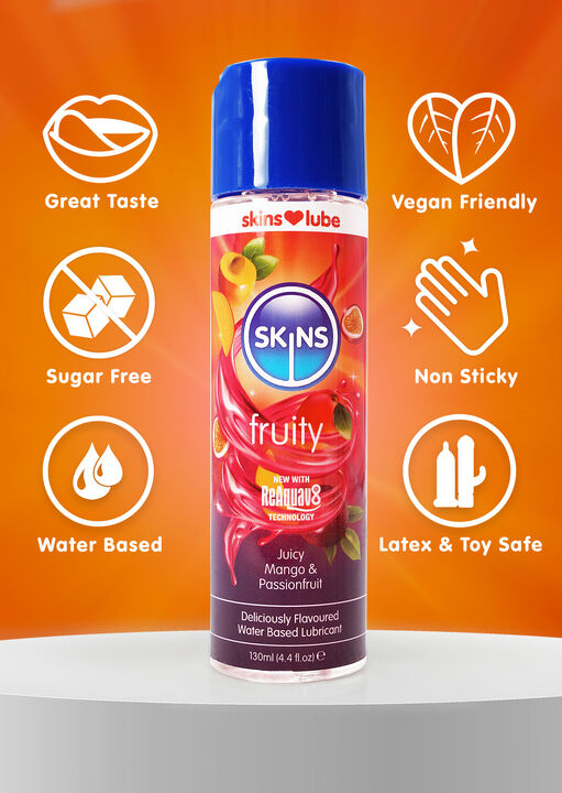Skins Passion Fruit and Mango Flavoured Lube - 130ml image number 1.0