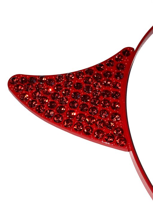 Headband with Devil Horns image number 2.0