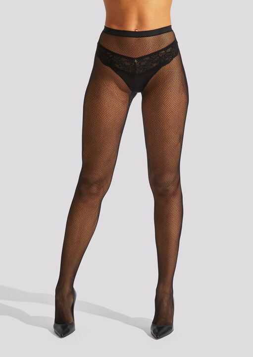 Crotchless Fishnet Tights image number 2.0