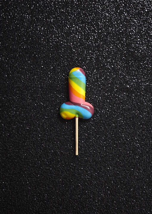 Rainbow Willy Lolly Rude Edible Sweets image number 7.0