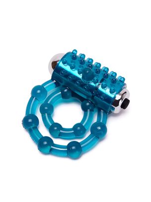 Textured Vibrating Cock and Ball Ring