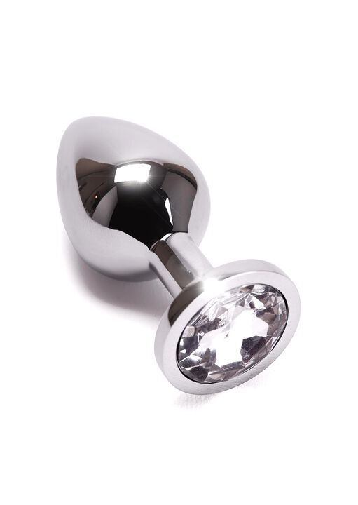 Jewelled Metal Butt Plug image number 3.0