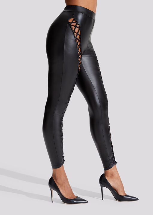 The Front Lace Up Leggings image number 2.0
