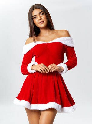 Sexy Miss Santa Dress With Hat