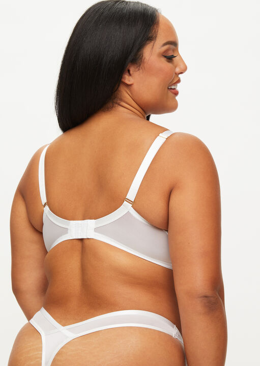The Icon Fuller Bust Padded Plunge Bra image number 4.0