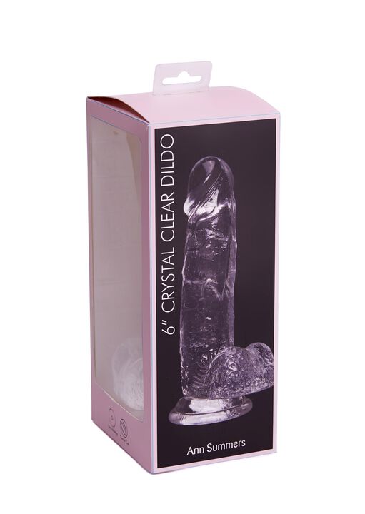 6" Realistic Jelly Dildo image number 4.0