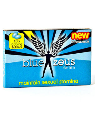 Blue Zeus Sexual Stamina Pill - 10 Pack