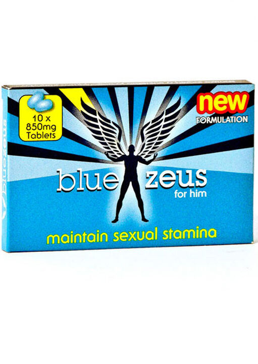 Blue Zeus Sexual Stamina Pill - 10 Pack image number 0.0
