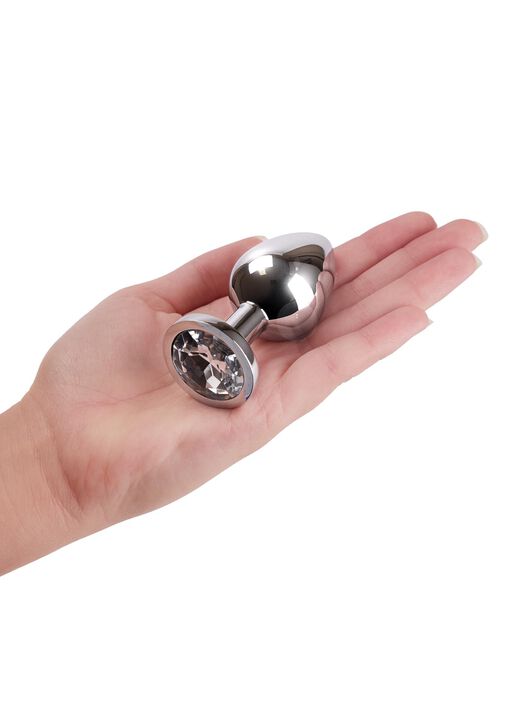 Metal Jewelled Butt Plug 3 Piece Set image number 1.0
