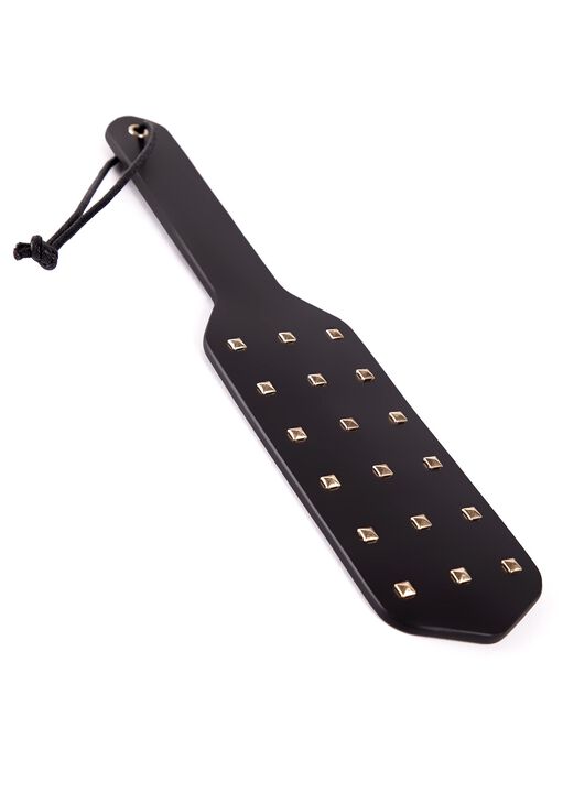 Fetish Luxe PU Studded Bondage Paddle image number 2.0