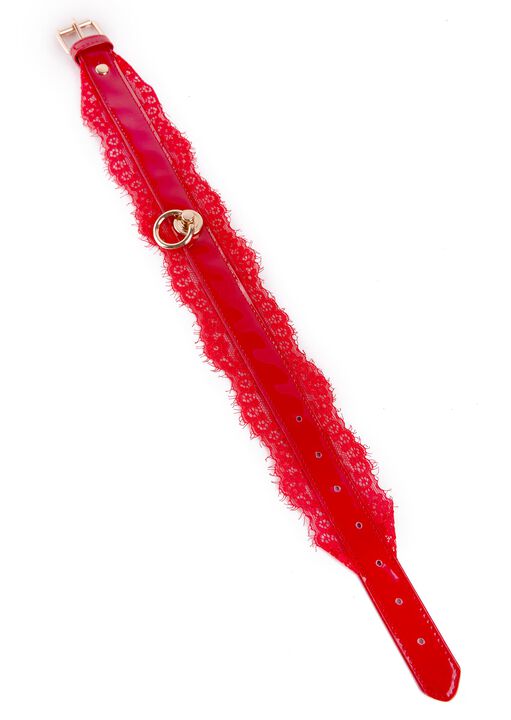 High Gloss and Lace Collar image number 5.0