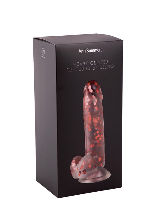 Glitter Heart 6" Dildo image number 4.0