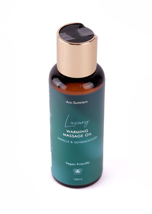 Luxury Warming Massage Oil 100ml image number 1.0