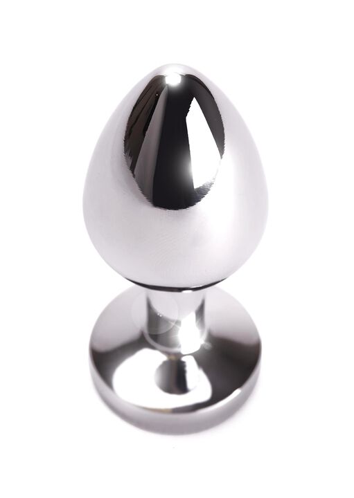 Jewelled Metal Butt Plug image number 2.0