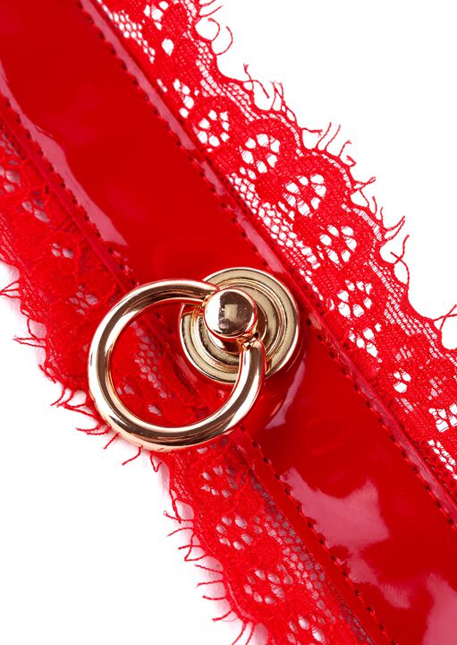 High Gloss and Lace Collar image number 3.0