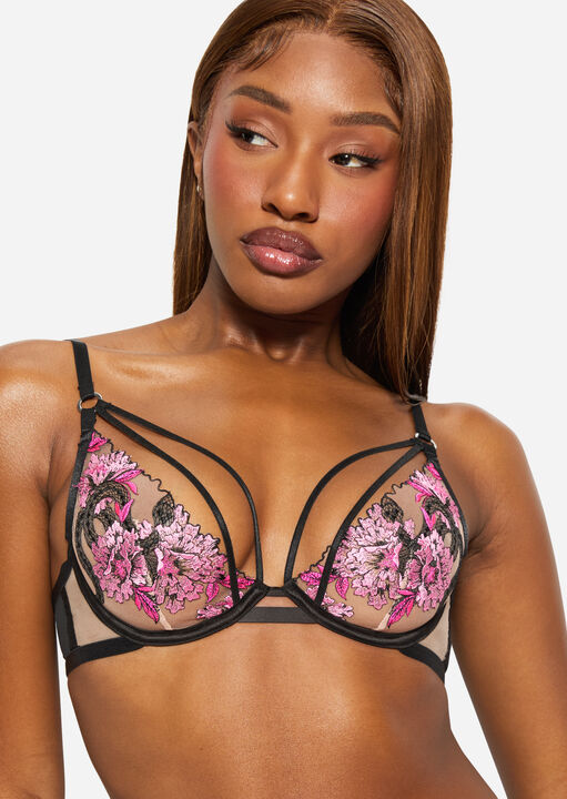 Entwined Non-Padded Balcony Bra image number 2.0