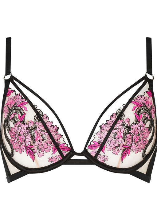 Entwined Non-Padded Balcony Bra image number 6.0
