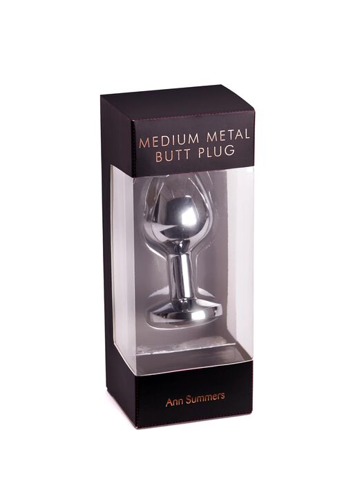 Jewelled Metal Butt Plug image number 5.0