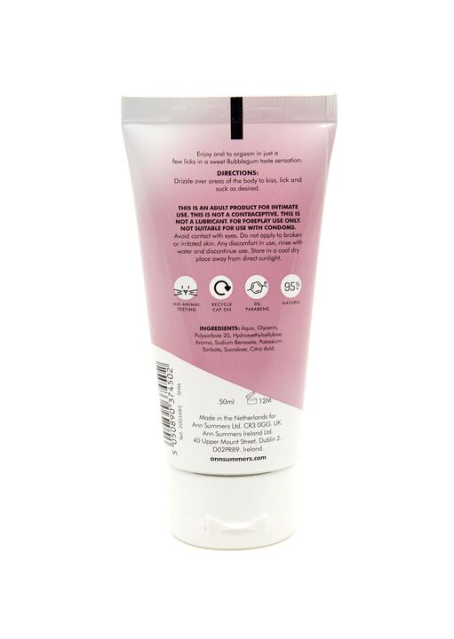 Bubblegum Flavoured Cock Lick 50ml image number 2.0