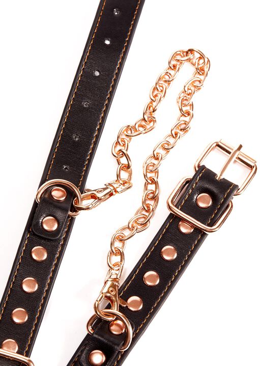 Studded Buckle Handcuffs image number 4.0