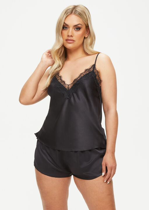 Cerise Cami Set image number 0.0