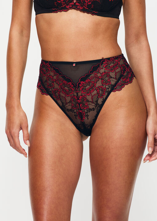 Sexy Lace High Waisted Brazilian image number 0.0