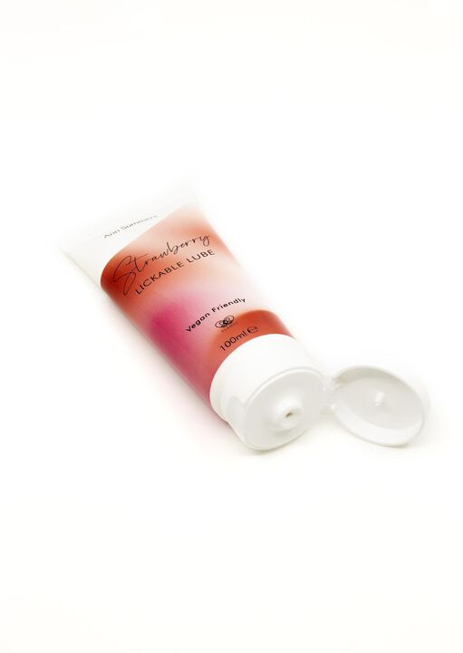 Strawberry Lickable Flavoured Lube 100ml image number 1.0
