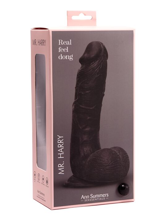 Mr Harry Suction Cup Black Dildo image number 4.0