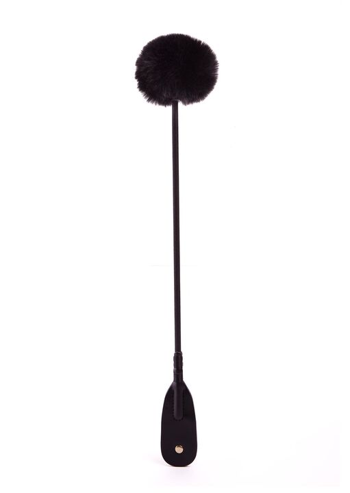 Signature Faux Fur Double Ended Crop & Tickler image number 0.0