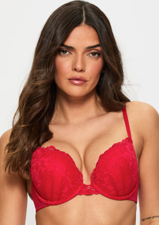 Sexy Lace Padded Boost Bra image number 0.0