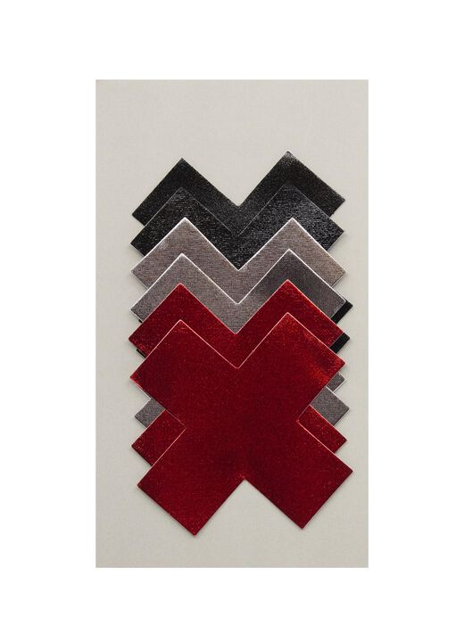 Cross Nipple Covers 3 Pack image number 3.0