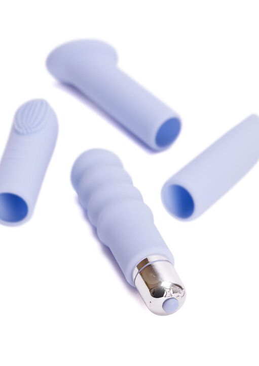 Power Bullet Sex Toy Set with 4 Interchangeable Silicone Sleeves image number 5.0