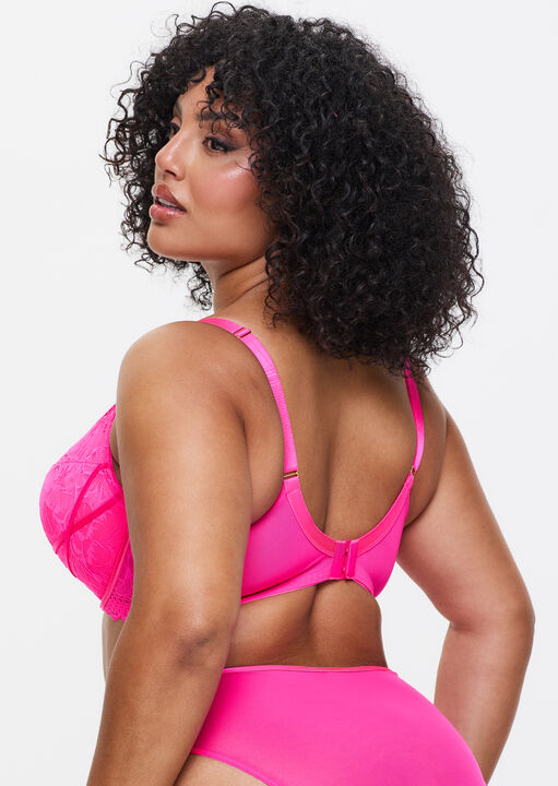 Compelling Padded Plunge Bra image number 6.0