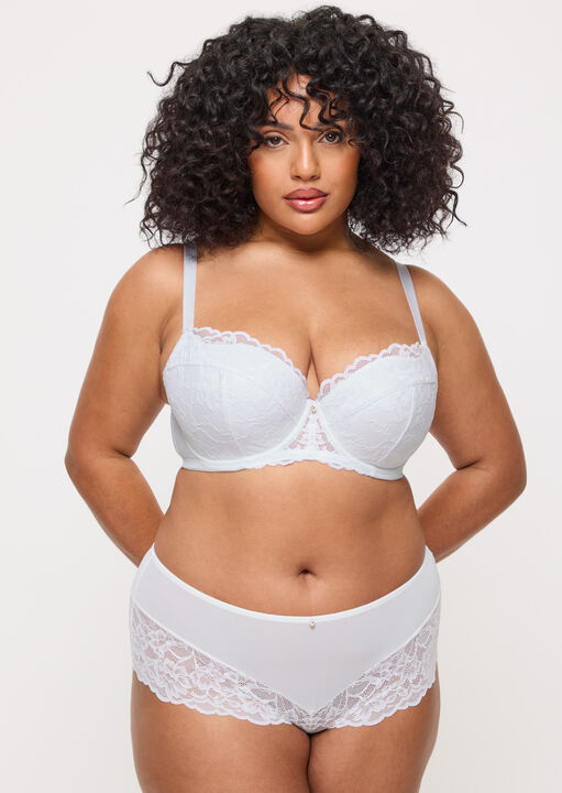 Sexy Lace Padded Balcony Bra image number 8.0