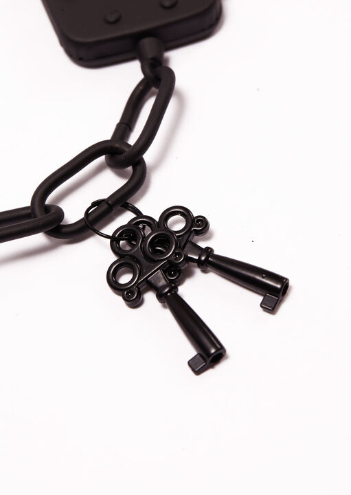 Matte Black Metal Handcuffs image number 4.0