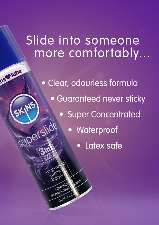 Skins Superslide Silicone-Based Lubricant - 130ml image number 6.0