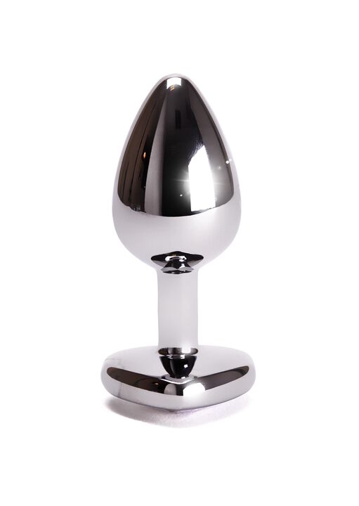Small Heart Metal Butt Plug image number 1.0
