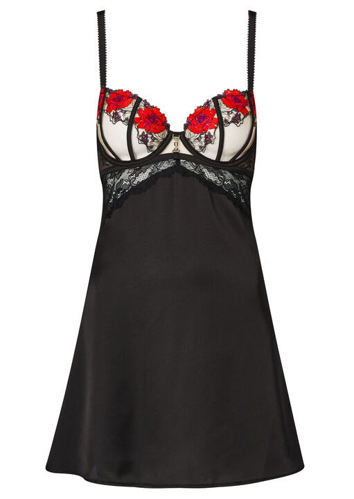 Caged Rose Chemise image number 5.0