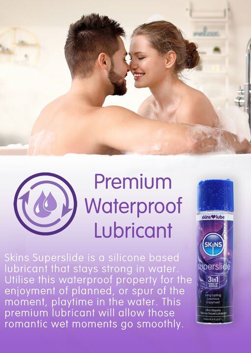 Skins Superslide Silicone-Based Lubricant - 130ml image number 5.0