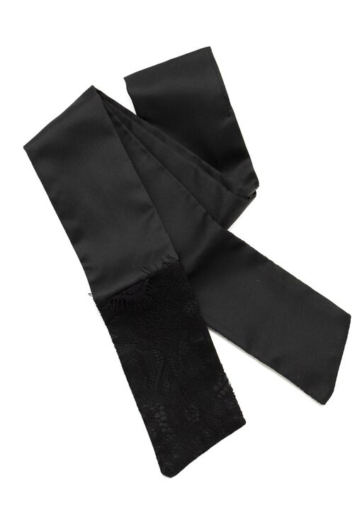 Satin & Lace Blindfold image number 2.0