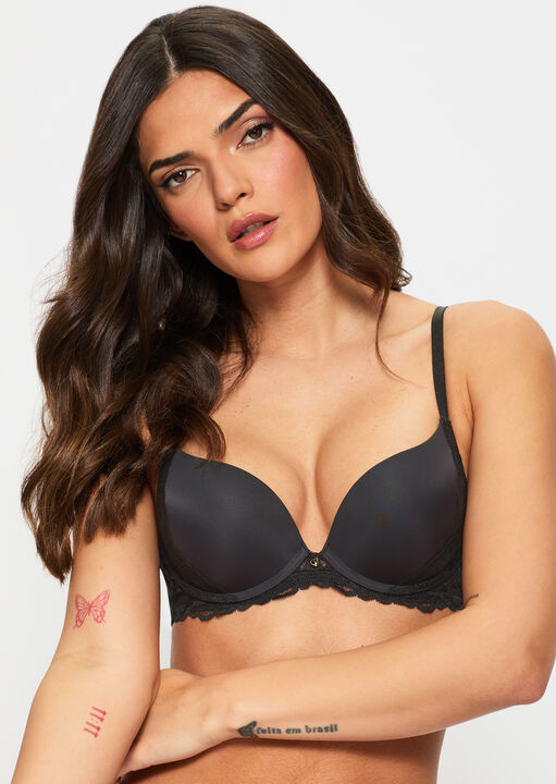 Sexy Lace Smooth Plunge Bra image number 0.0
