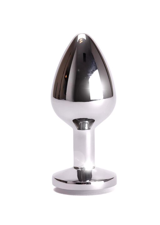 Jewelled Metal Butt Plug image number 0.0